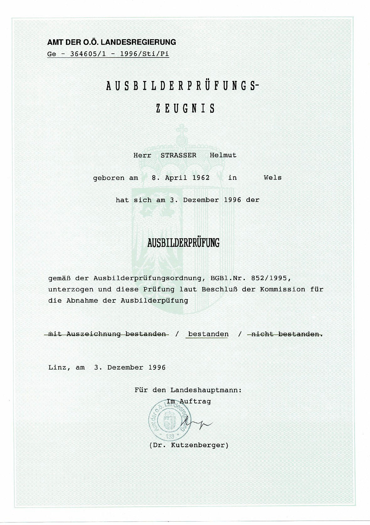 Ausbilderprüfung